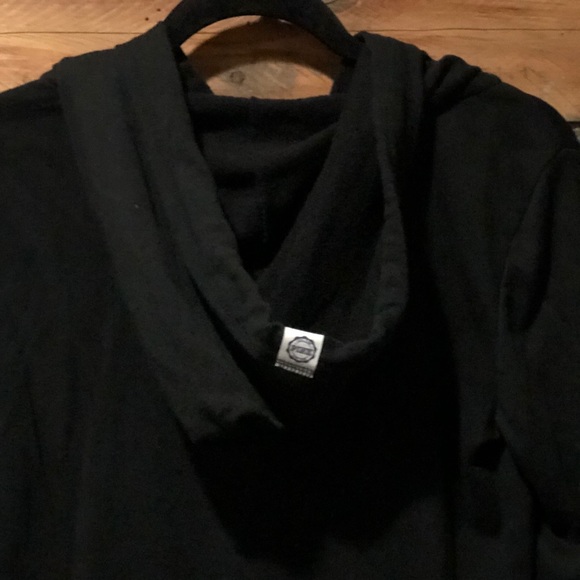 VS PINK black, lightweight, zip up  hoodie (XS) - Picture 7 of 8